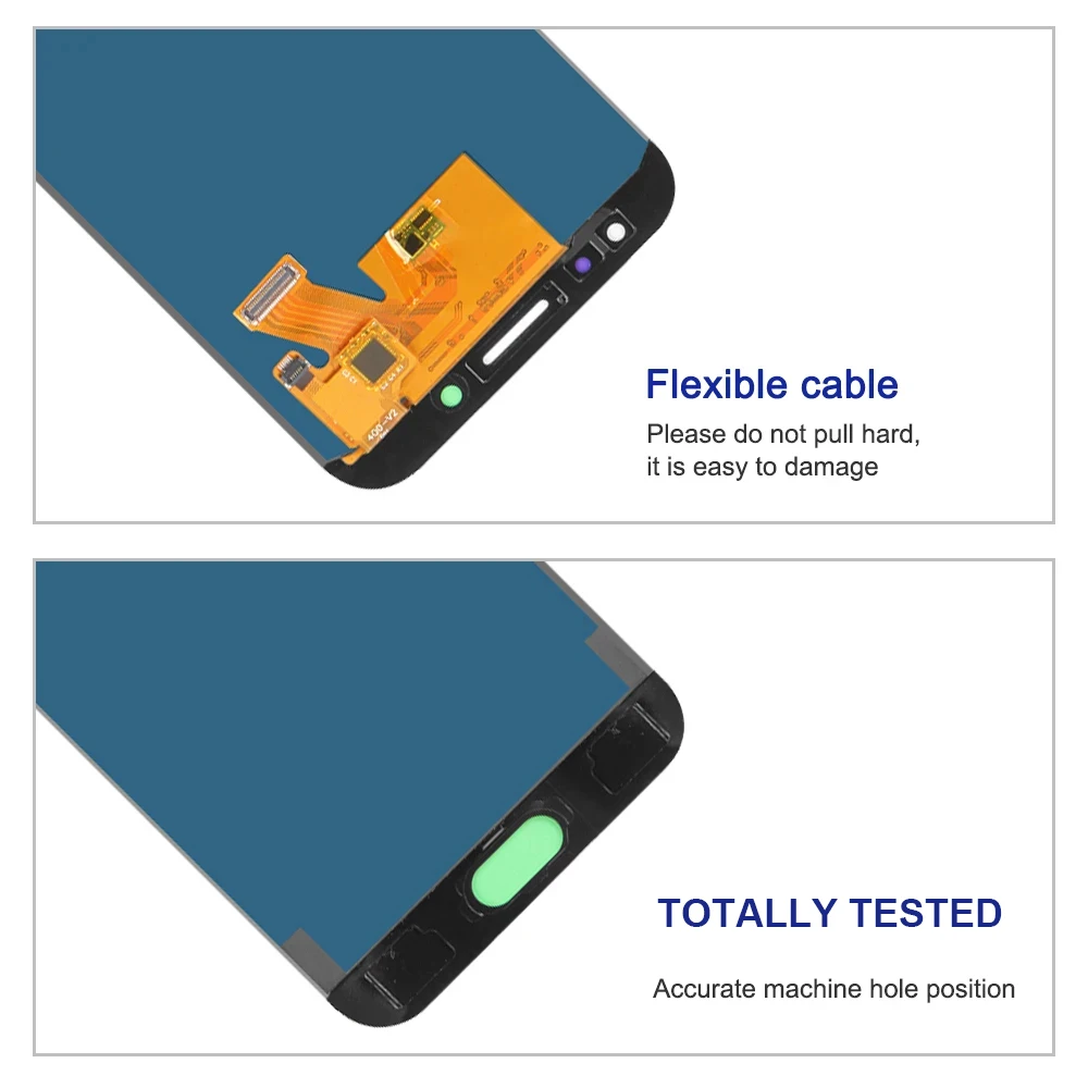 밝기 조절 LCD 디스플레이 터치 스크린 디지타이저 어셈블리, 삼성 J5 2017 J530 J530FM, J5 프로 2017 디스플레이용, 5.2 인치
