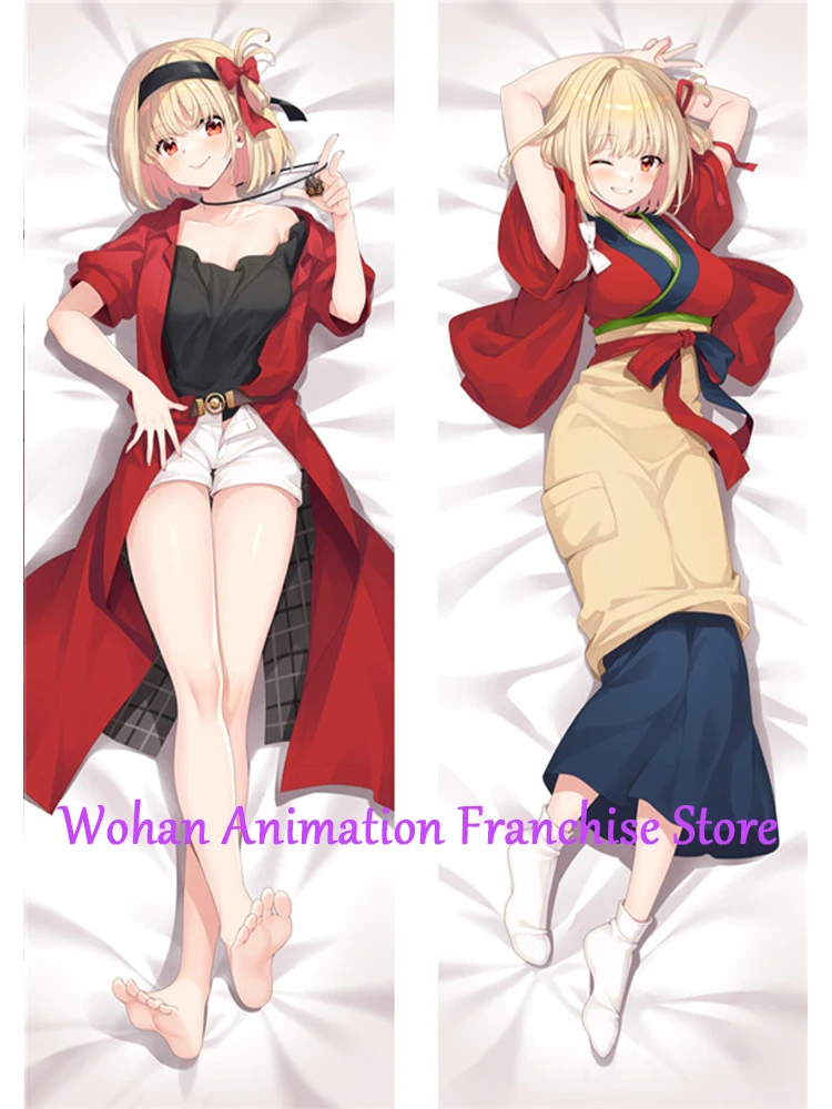 

Dakimakura Anime Pillow Case Chisato Pillow Cover Halloween Christmas Decoration 2023