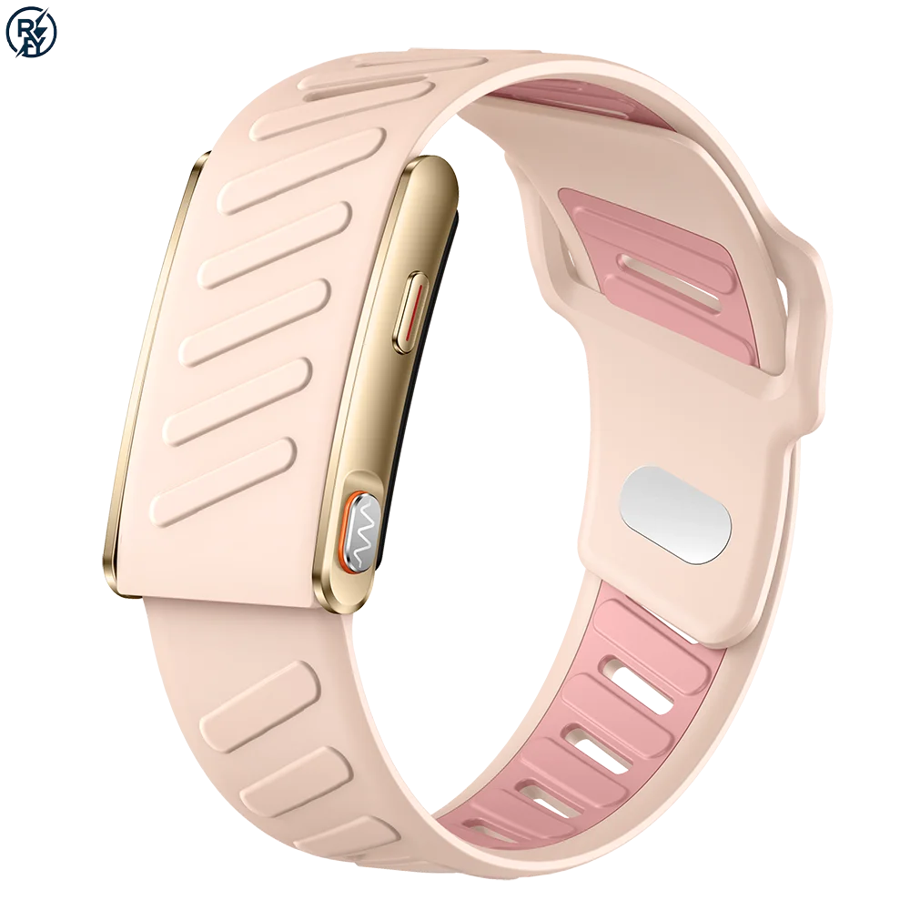 1 PCs Kr96Pro Smart Bracelet Health Ecg Heart Rate Sleep Blood Oxygen Pressure Monitoring Sedentary Exercise Reminder Screenless
