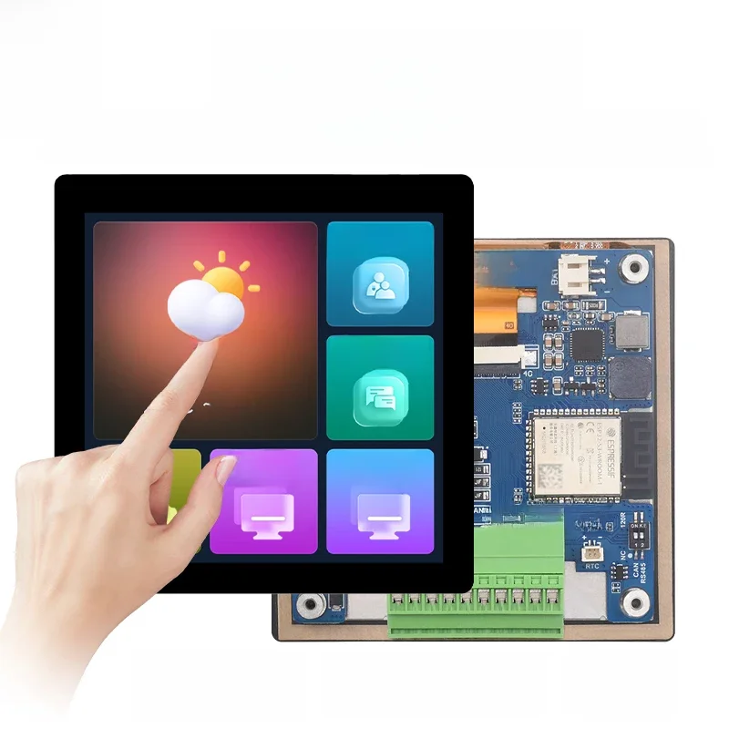 ESP32 S3 4-calowa płytka rozwojowa LCD 480x480 ekran dotykowy TVBOX LVGL czujnik HMI CAN RS485 Waveshare ESP32-S3-Touch-LCD-4 — zdjęcie produktu 7