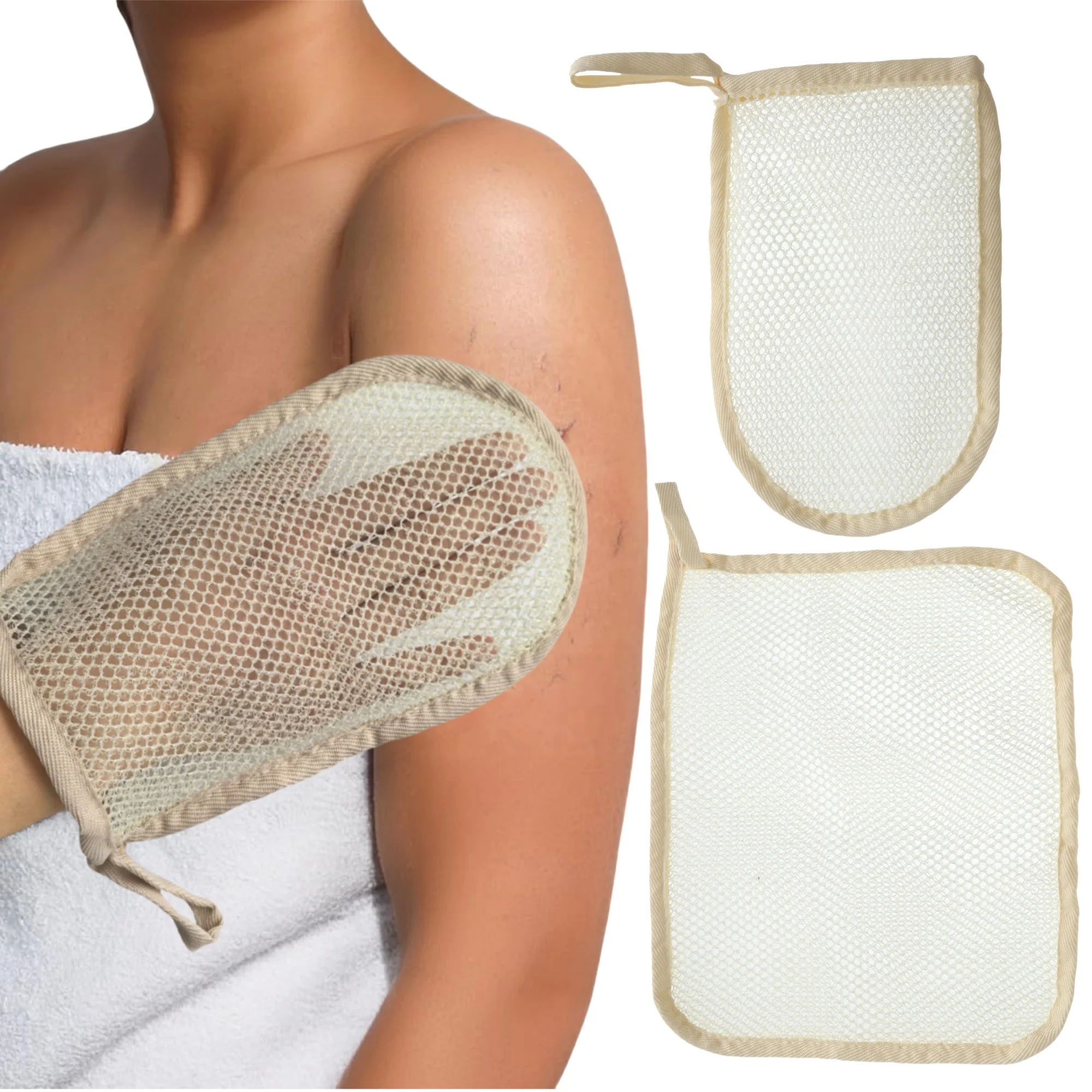 

Bath Cleansing Towel Body Scrubber Mitt for Body Exfoliating