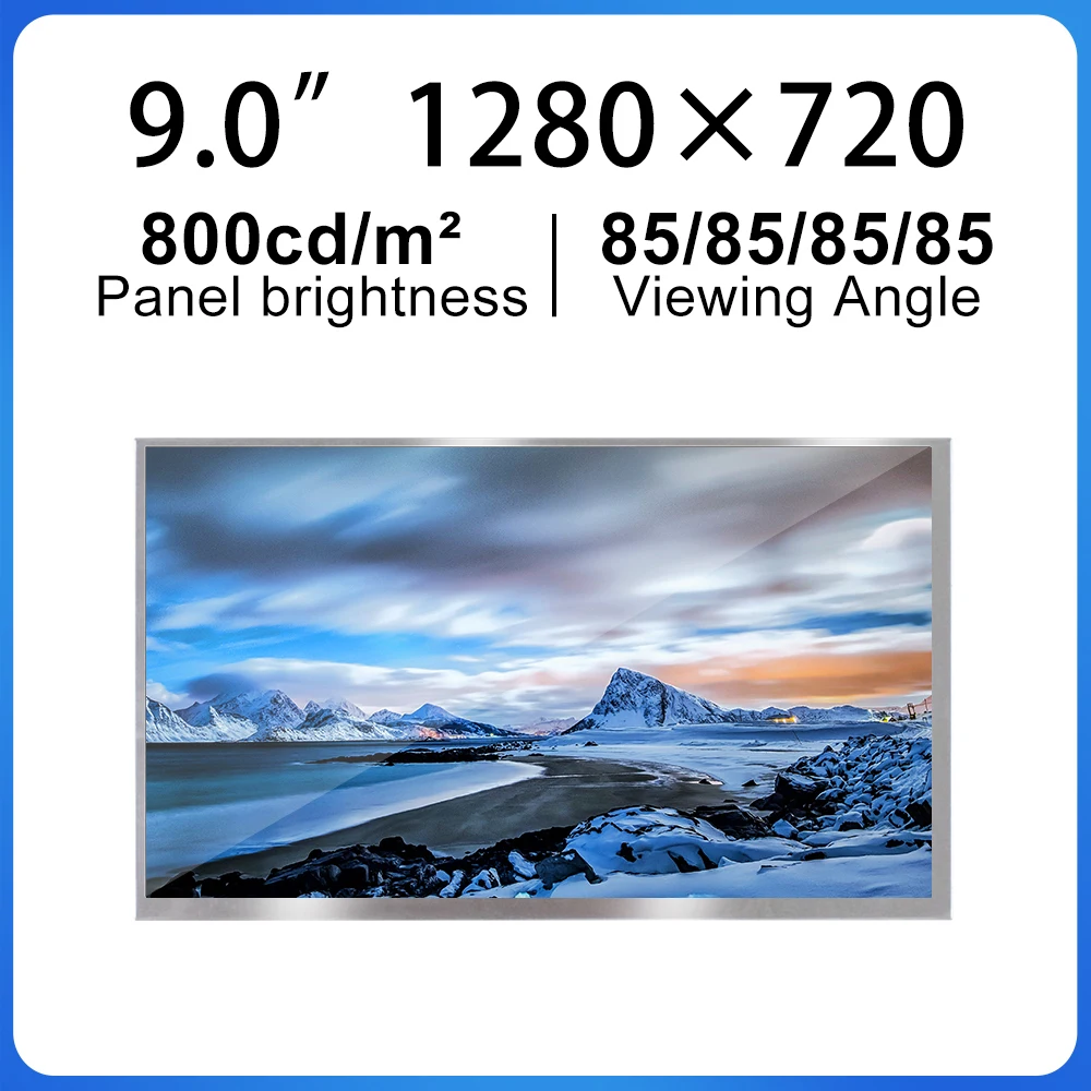 Original HannStar 9.0 Inch TFT LCD Display Screen HSD090JHW1-D10 1280*720 LCD panels