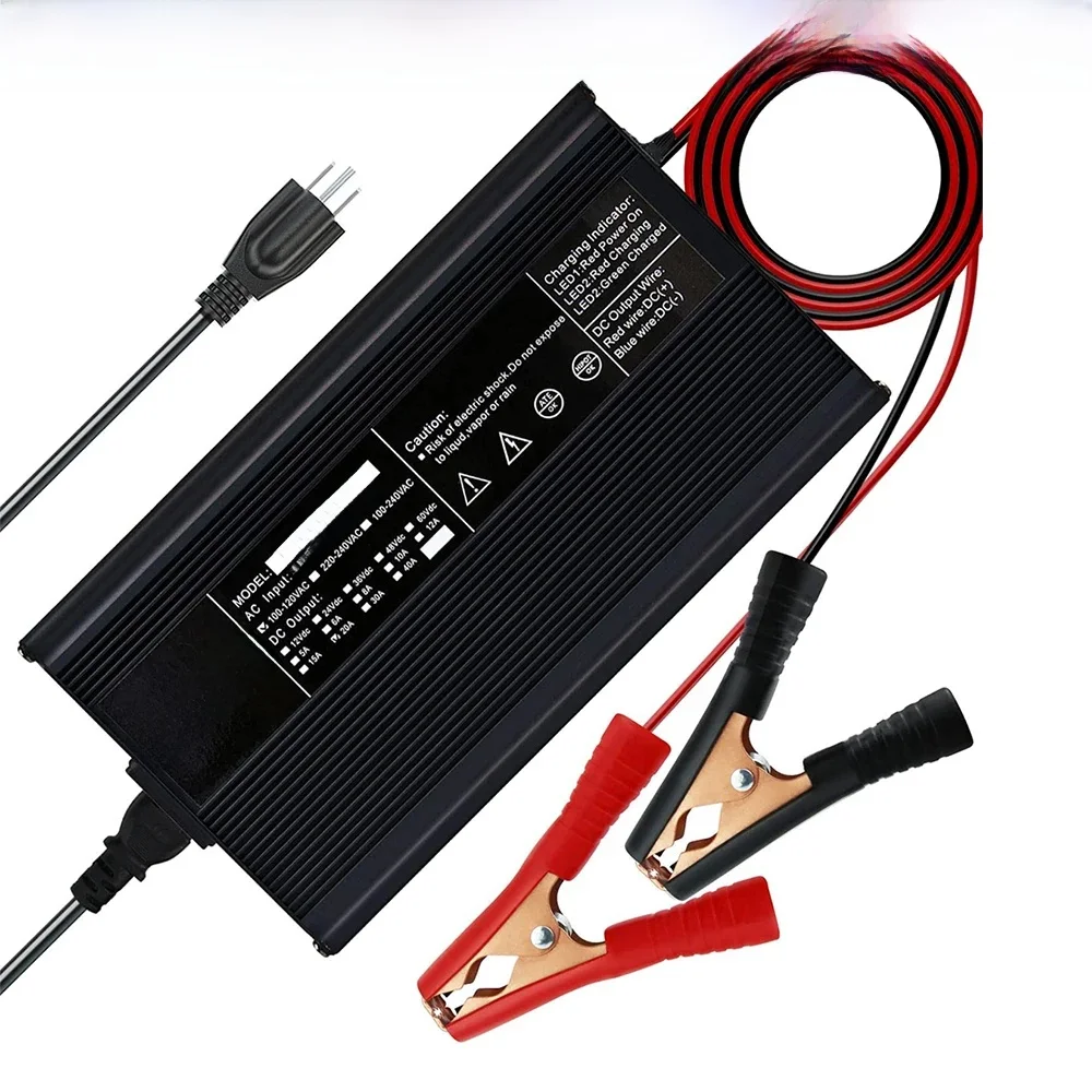 AliExpress Riskcell 29.2V 30A LiFePO4 Smart Charger for Deep Cycle Lithium Iron Phosphate Batteries,24V 30A LiFePO4 Battery Charger of Car Trucks RV