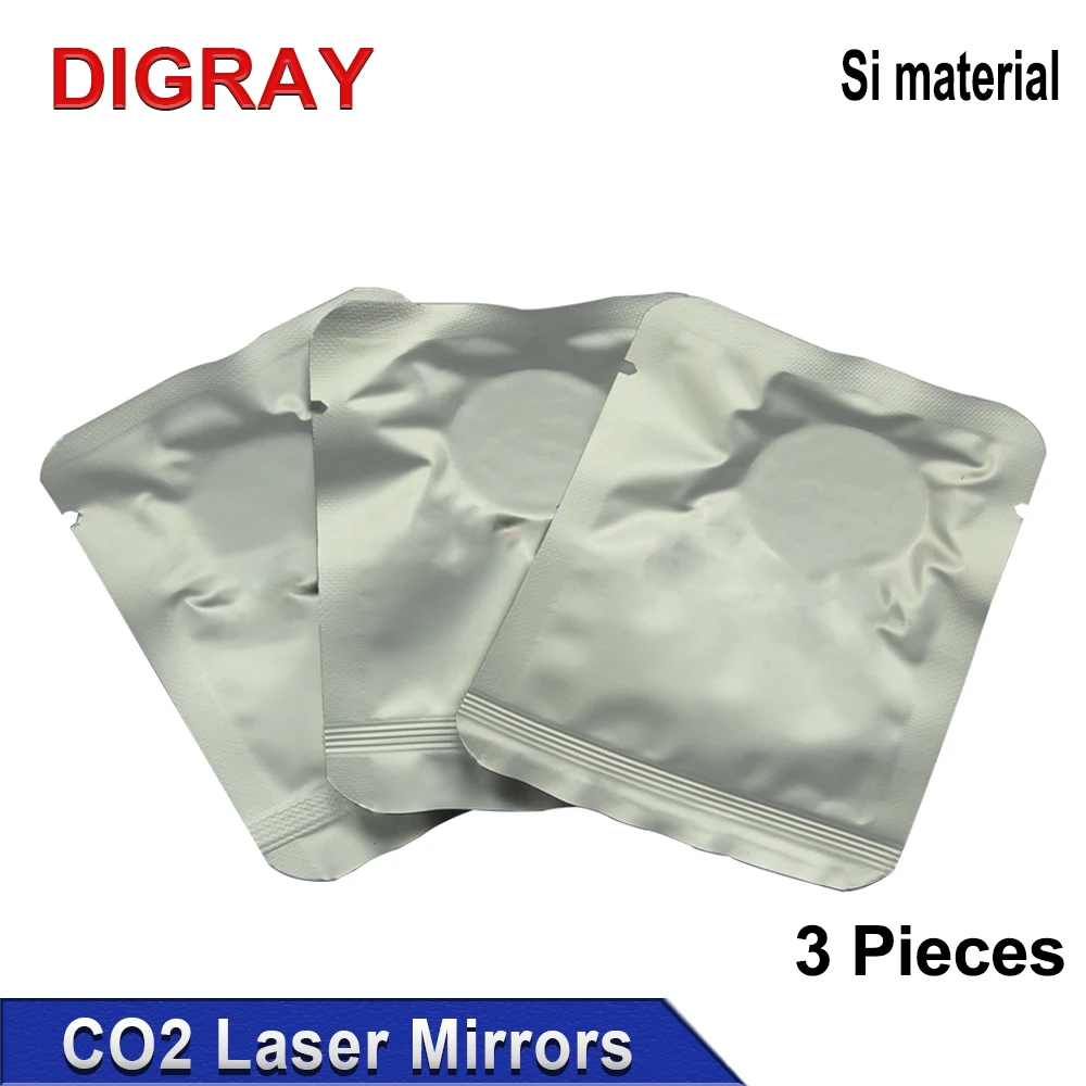 Imagem -04 - Lentes Refletoras de Silicone Banhadas a Ouro Espelhos Reflexivos em si para Gravador a Laser Faça Você Mesmo Co2 20 mm 25 mm 30 mm