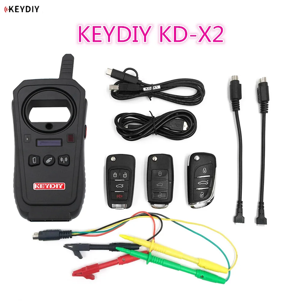 

Original KEYDIY KD-X2 Car Key Programmer Auto Remote Generator/Chip Reader/Frequency Tester KDX2