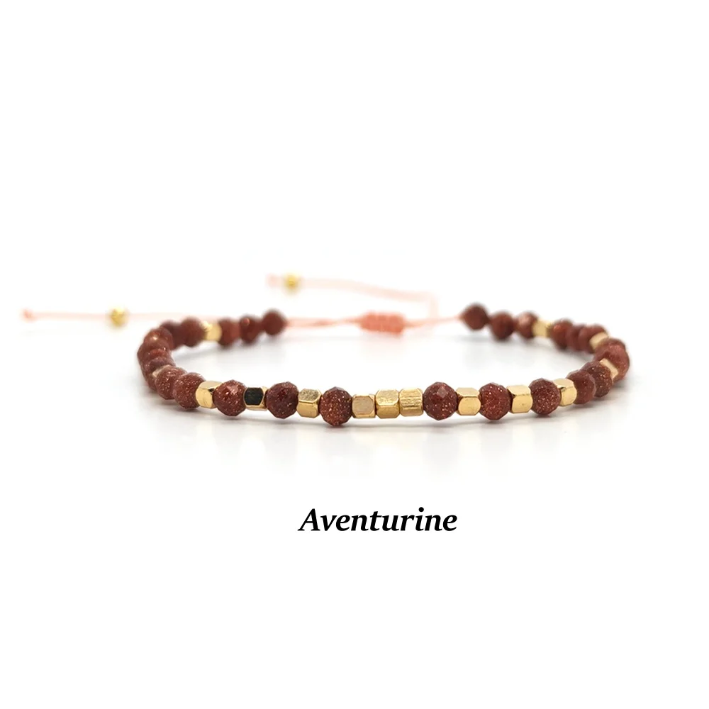 Vlen Natural Stone Bracelets for Women 4mm faceted Cyanite Turquoises Amazonite Bead Bracelet Pulseras Boho Stackable Jewelry