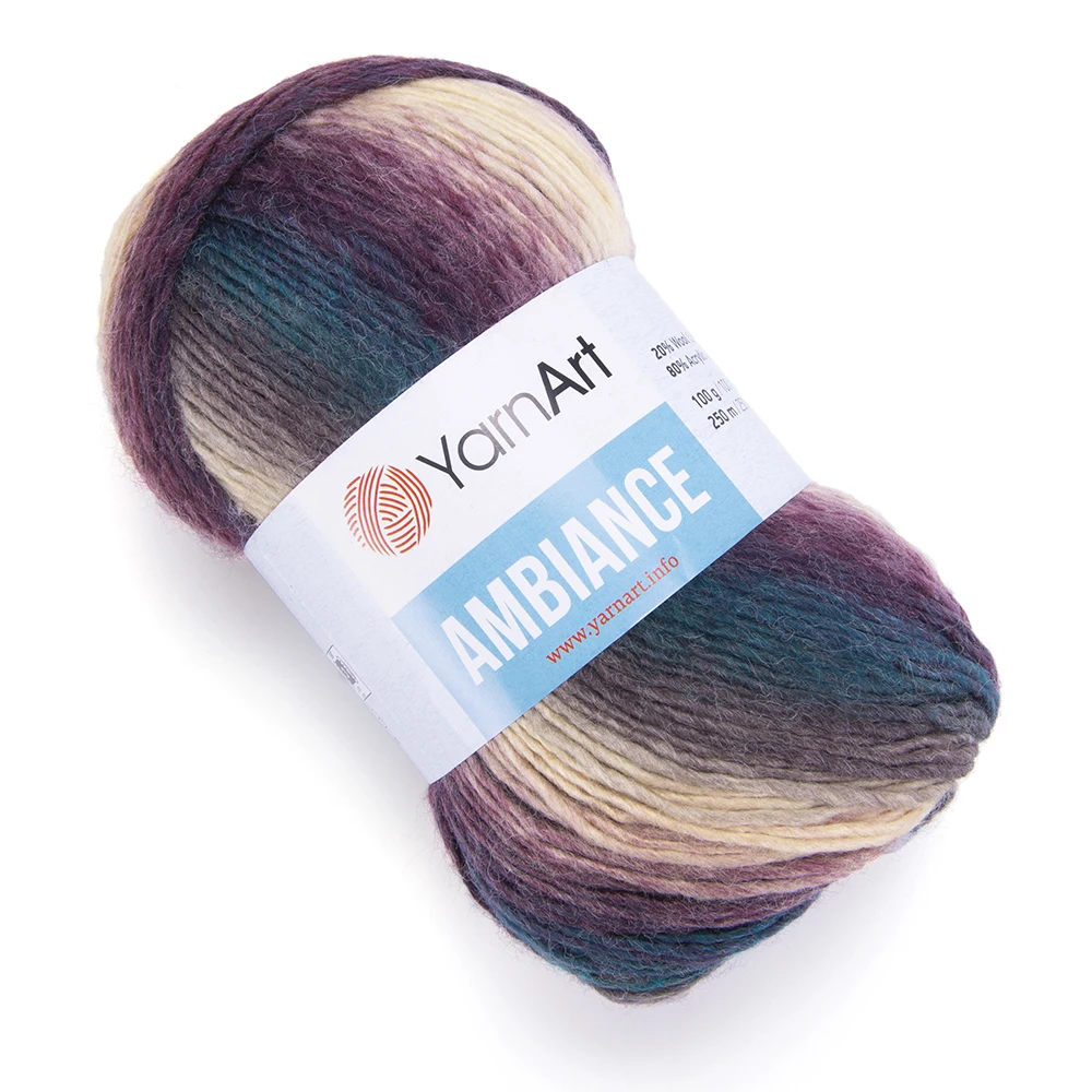 YarnArt Ambiance Wool - 14 Color Options - 250 Meters(100gr) - Acrylic - Cardigan - Sweater - Blouse - Blanket - Home Decoration - Vests - Middle -