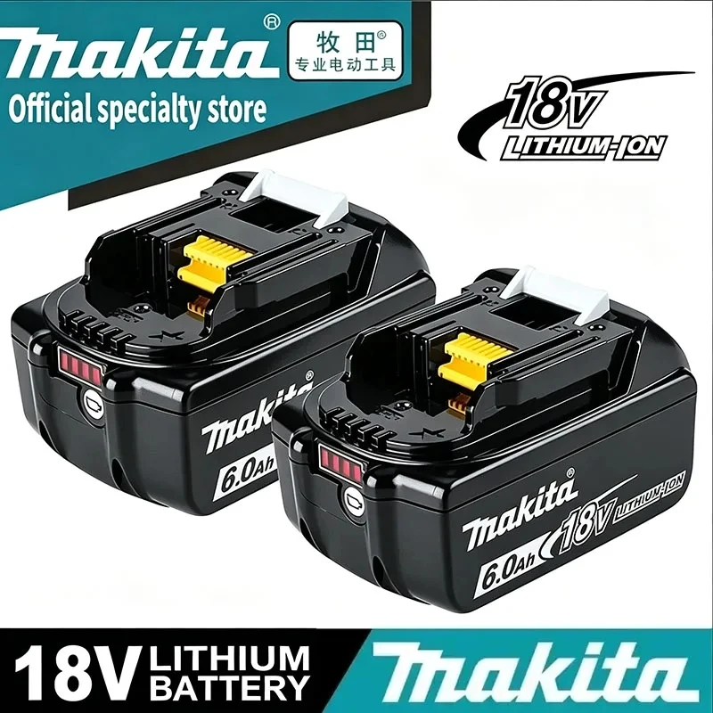 6000mAh 100% Original Makita 18V Wiederaufladbarer Akku für Makita 18V BL1830 BL1830B BL1860 BL1860B BL1850 BL1850B Elektrowerkzeuge