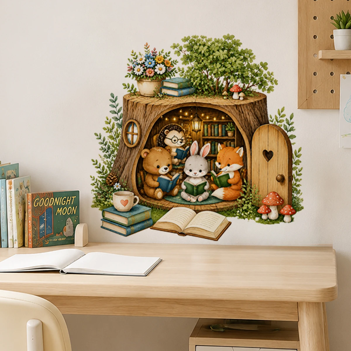 Stiker Dinding Hewan Lucu Memb - Nook Tablet Accessories ulasan dan harga