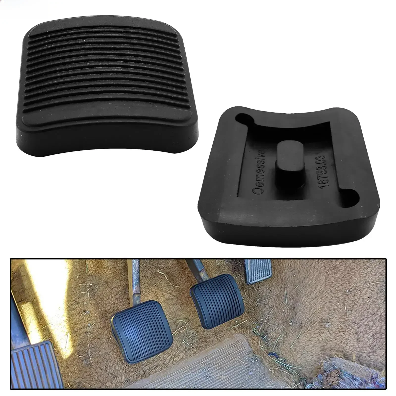 2x dla Jeep Wrangler YJ TJ 1986-05 Cherokee XJ sprzęgło pedał hamulca nakładka gumowa pokrywa zestaw ochronny akcesoria 52002750   16753.03 — zdjęcie 2