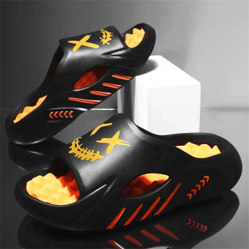 

Fashion Men's Slippers EVA Non-slip Slides Home Slippers Comfortable Men's Slides Casual Sandals Outdoor Indoor Shoes Big size