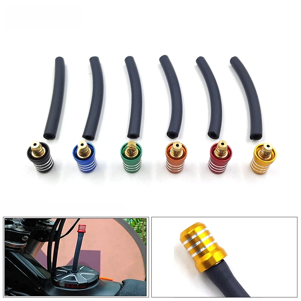 AliExpress OLOMM OTOM Motorcycle Gas Fuel Cap One-way Valves Vent Breather Hose Tubes For ATV Quad Dirt Bike Fuel Tank Pipe Universial Accessorie