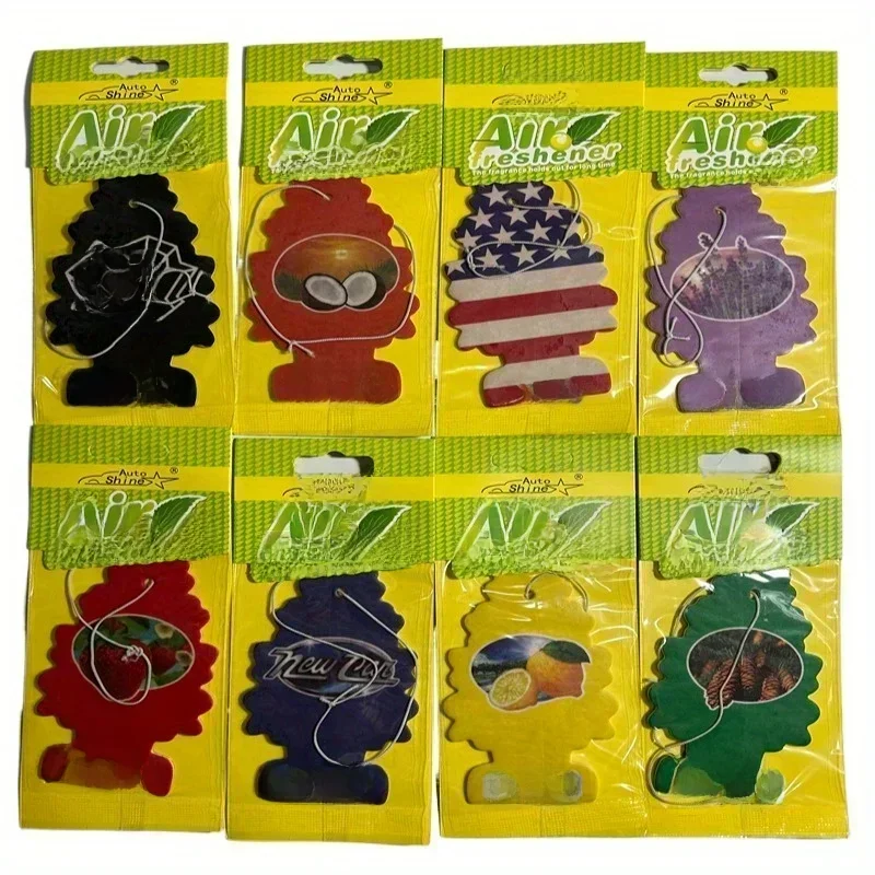 Ambientador de ar para carro, cone de papel de chá perfumado natural, perfume suspenso, fragrância