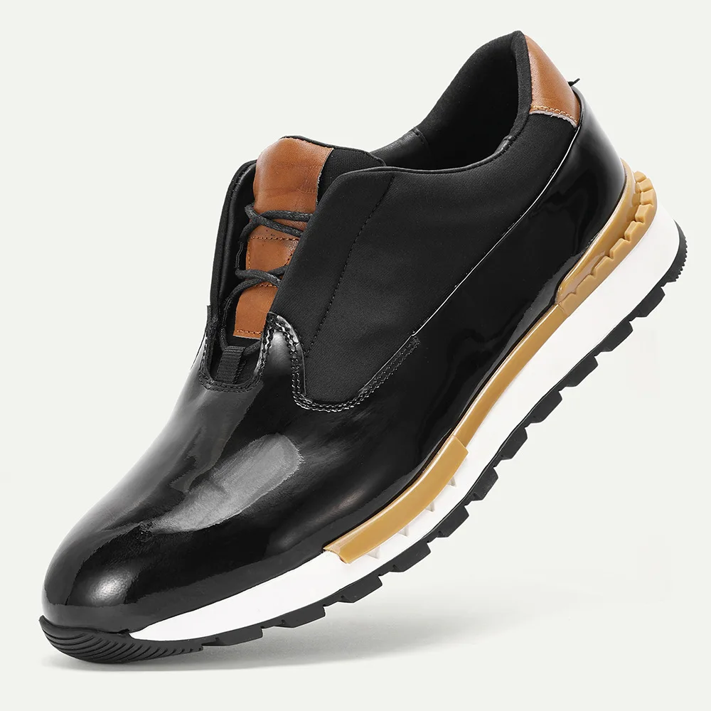 

Новая мужская обувь из натуральной воловьей кожи 2025 года – это модно, просто, повседневная и удобная.