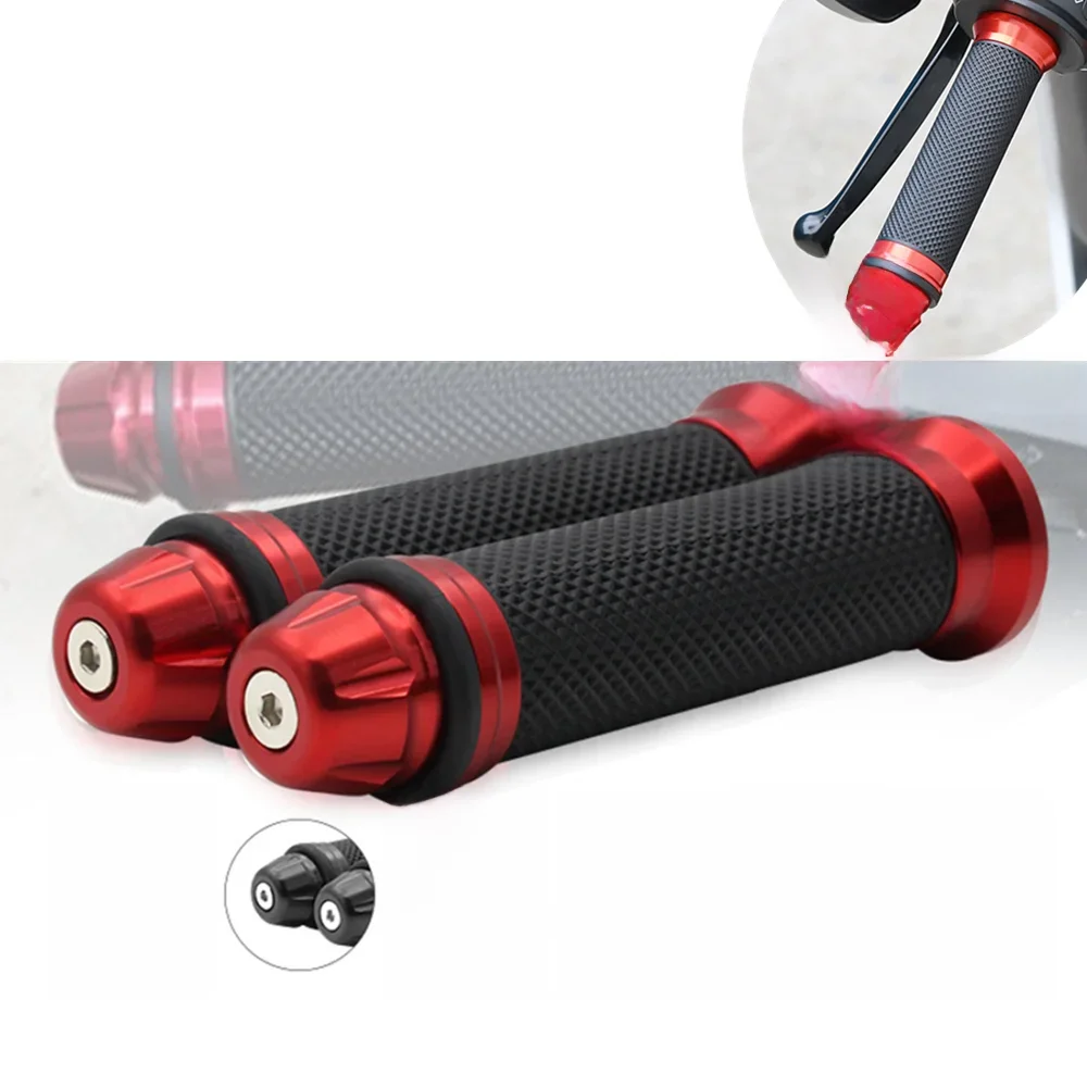 AliExpress NONE 1 Pair 7/8'' Anti-Slip Motorcycle grips hand Handlebar Bar Grips Bicycle Rubber Mountain Cycle Handle Handlebar Bar Grips