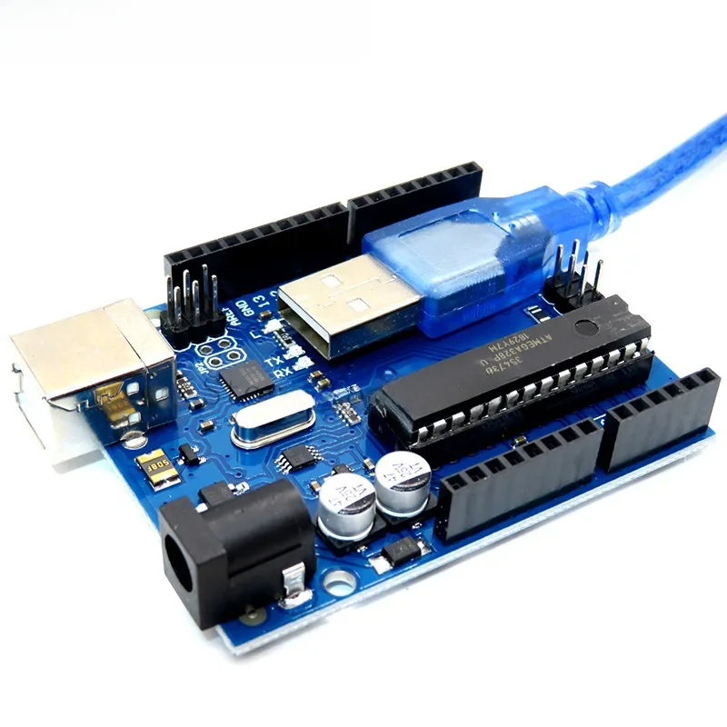 UNO R3 oficjalny układ ATMEGA16U2 + MEGA328P do płyty rozwojowej Arduino UNO R3 + kabel USB — zdjęcie 2
