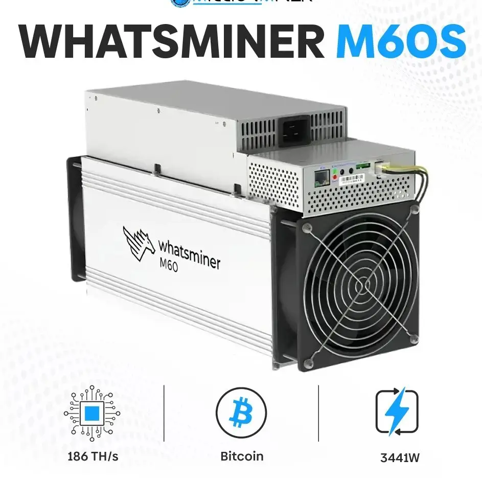 

TT BUY NOW MicroBT WhatsMiner M60s (186 TH/s)New and Original Packaging