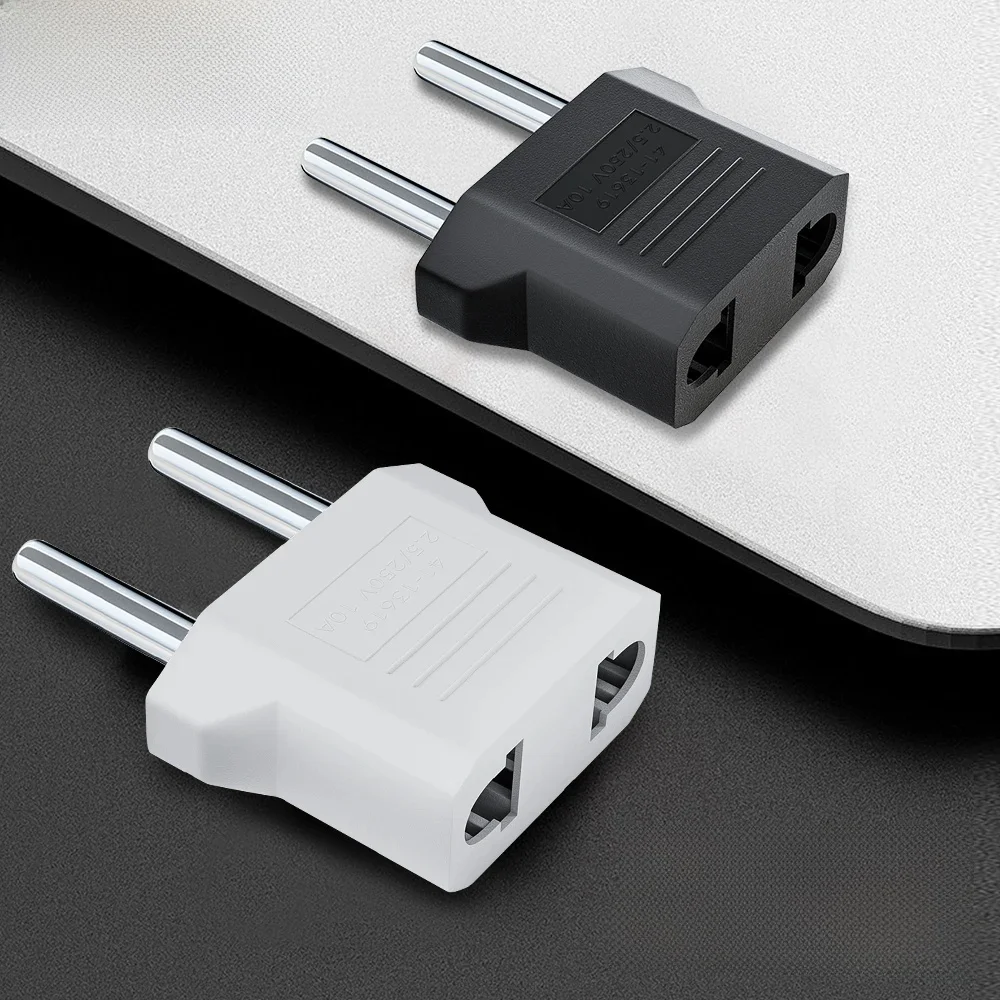 Olaf 1-10 stücke 4,8/4,0mm US Zu EU Stecker Adapter EU UNS Zu Euro KR BR Brasilien stecker Konverter Amerikanischen Reise Power Adapter Steckdose