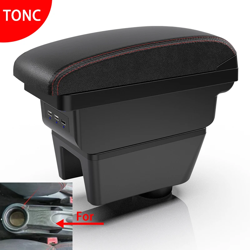 Armrest For Seat Ibiza For Ibiza MK4 IV 6J 2008-2017 Interior Design Car Console Armrest Storage Box Car Accessories