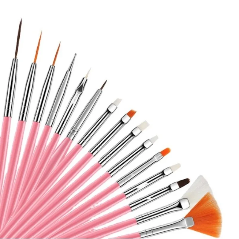 15 Brushes Nail Art Professional Brush Nail Decoration Kit