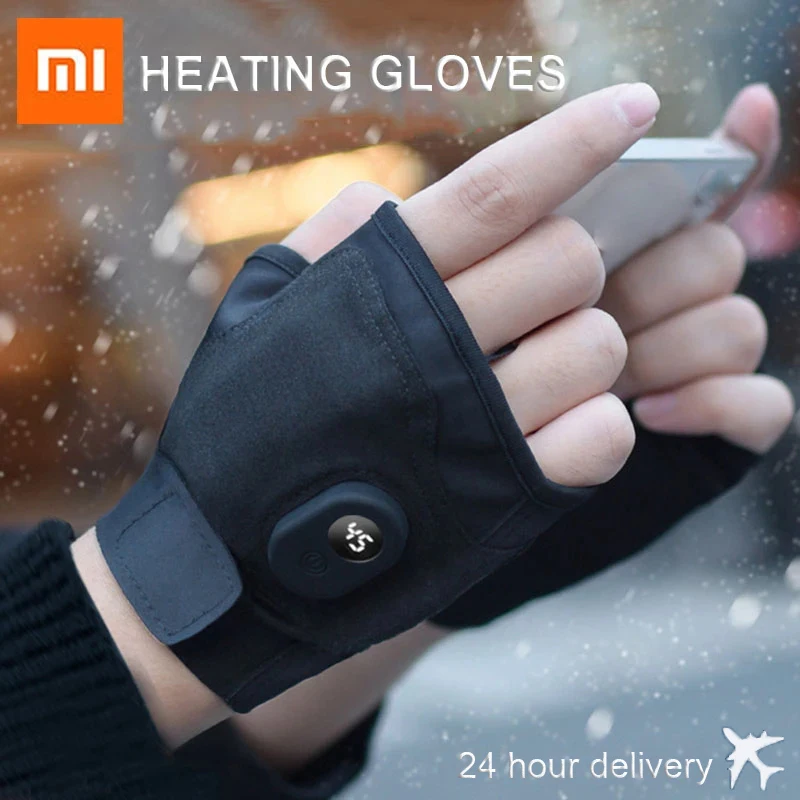 Xiaomi Youpin-Gants électriques auto-chauffants, contrôle de la température, chauffe-mains rechargeables, hiver, nouveau