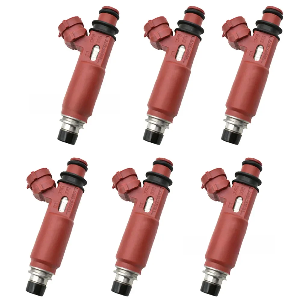 6szt/lot Dysza wtryskiwacza paliwa do Mitsubishi Montero 3.5L V6 2001 2002 OEM MD 357267 195500 -3970 1955003970 — zdjęcie 2