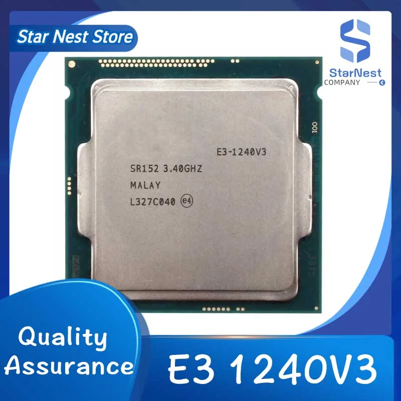 Xeon E3 1240 V3 1240V3 3.4GHz LGA 1150 cpu processor