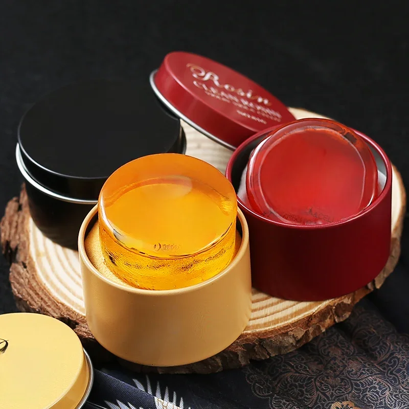 Résine transparente professionnelle jaune, noire et rouge pour violon, viola, violoncelle et instruments à cordes à archet