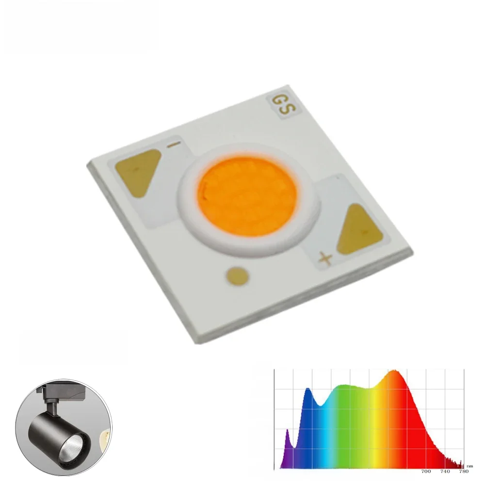 20szt Full Spectrum LED COB 3W 5W 7W 10W 12W Ra 97 36V 130LM/W 1304-7.5MM 3000-4000-5000K Cała gama kolorów Światło słoneczne Źródła wzrostu — zdjęcie 2