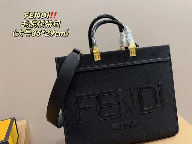 In style of Fendi PVC Bag 35cm 29cm AliExpress