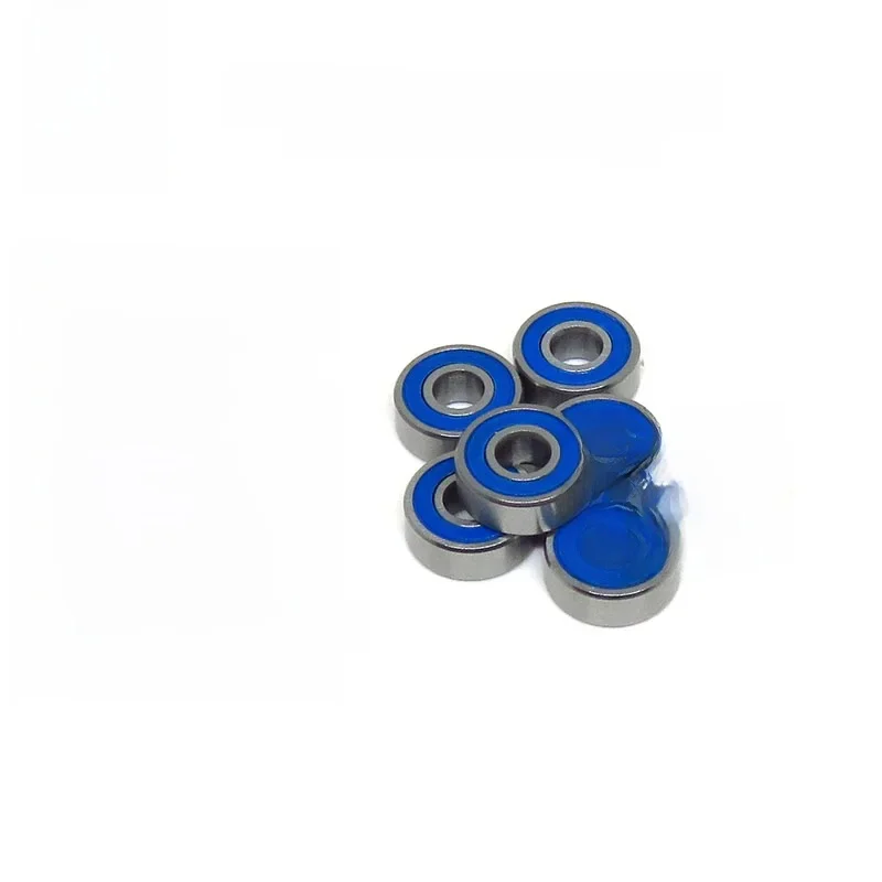 10szt MR83 2RS 3x8x3 mm Miniaturowe łożyska elektryczne RC Car Truck Blue Seals MR52 MR63 MR74 MR84 MR85 MR95 MR126 MR128 MR148 — zdjęcie 2