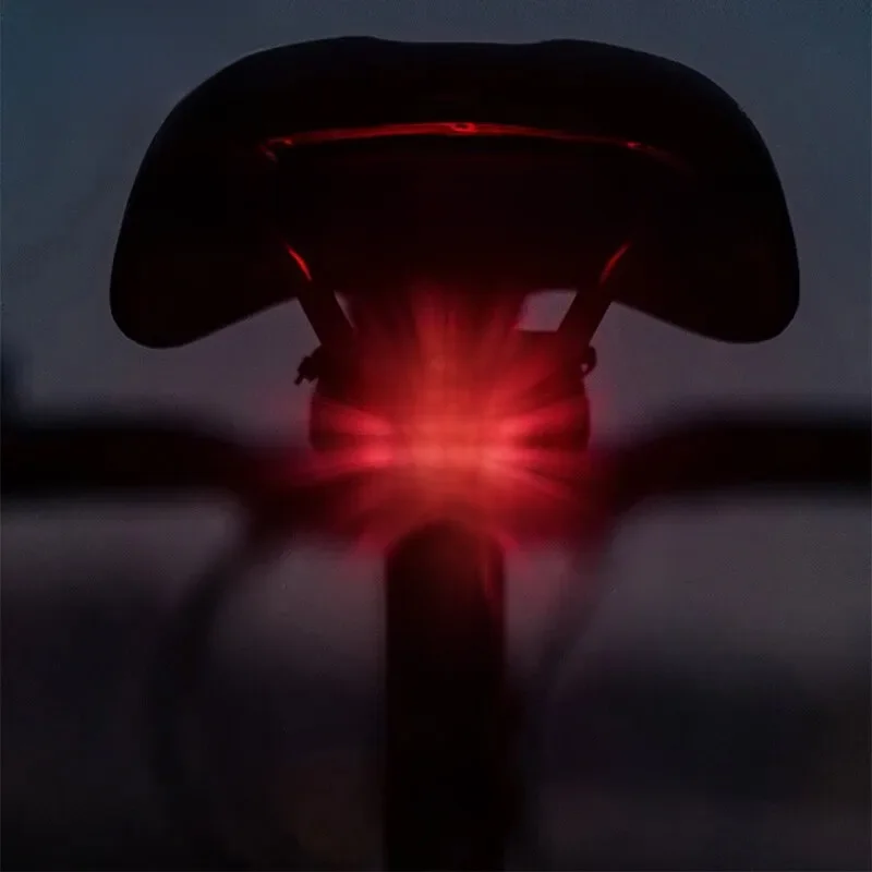 AliExpress OFFBONDAGE Smart Bicycle Brake Light IPx6 Taillight Type-C Bike Tail Rear Light Auto Stop LED Riding Warning Cycling Light