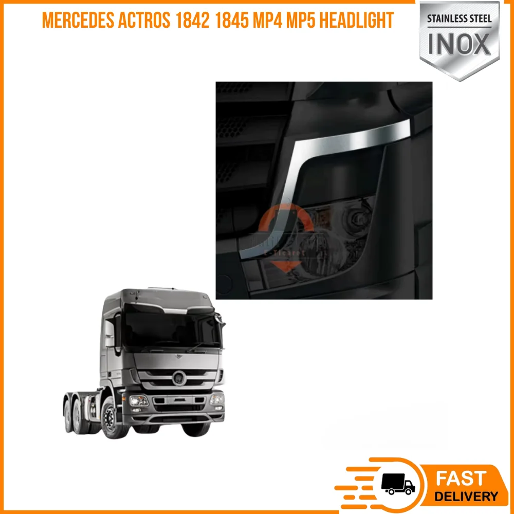 FOR MERCEDES-BENZ ACTROS 1842 1845 MP4 MP5 HEADLIGHT AROUND CHROME SUITABLE TRUCK PARTS HIGH QUALITY CHROME SATISFACTION