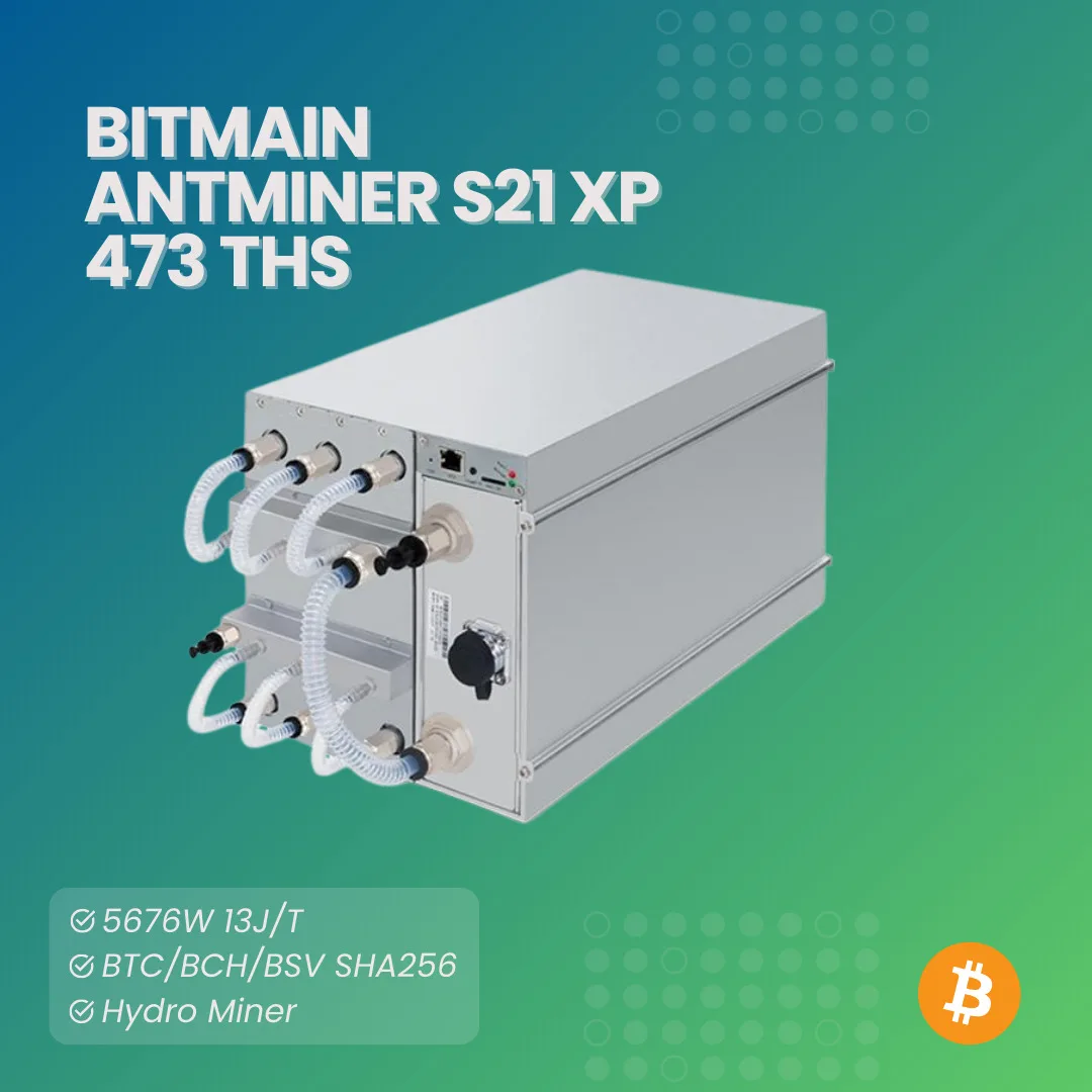 AD Bitmain Antminer S21 XP HYDRO 473T - Brand New Factory Sealed w/ Warranty