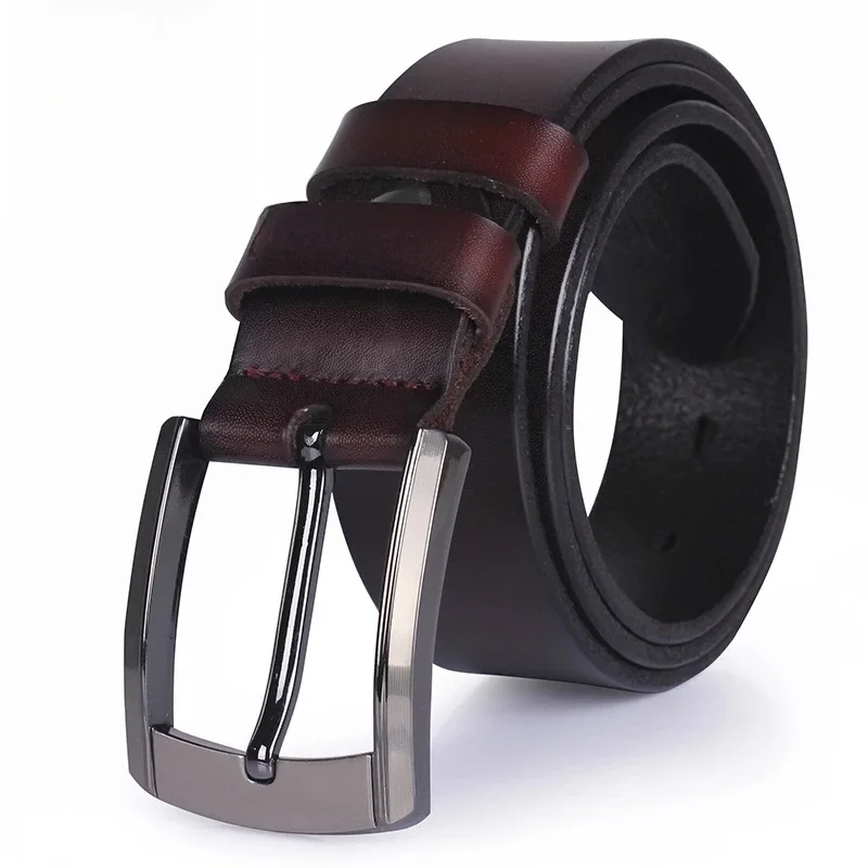 Homens de alta qualidade cinto de couro genuíno luxo designer cintos homens cowskin moda cinta jeans