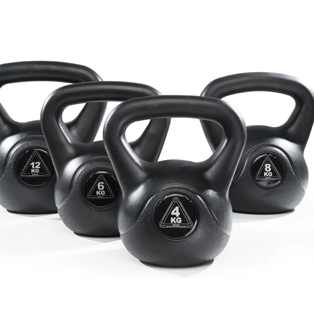 EGOJIN Black Kettlebell Hand-grip Crossfit Dumbbell Weight Strength Workout