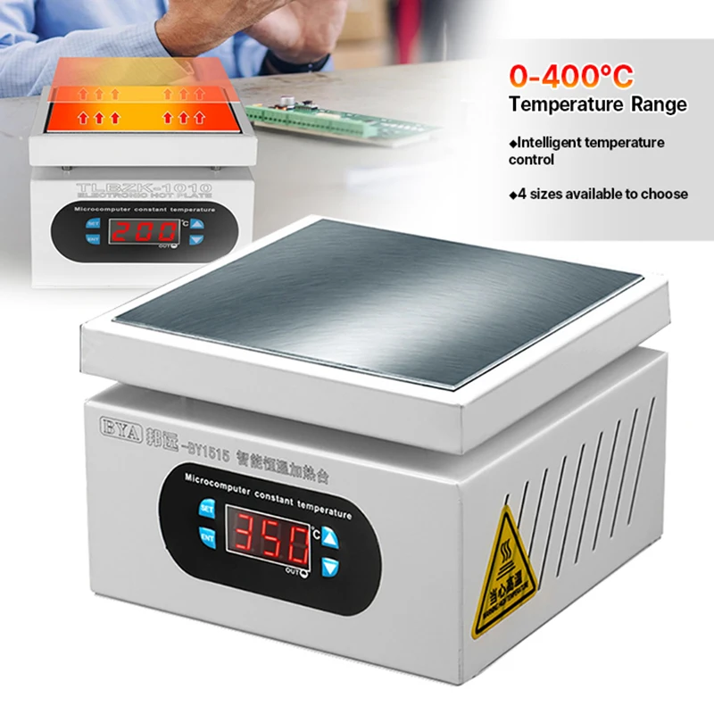 500W/350W Elektrische Lötplatte Mikrocomputer-Schweißplatte, Vorheiz-Schweißtisch 150*150mm