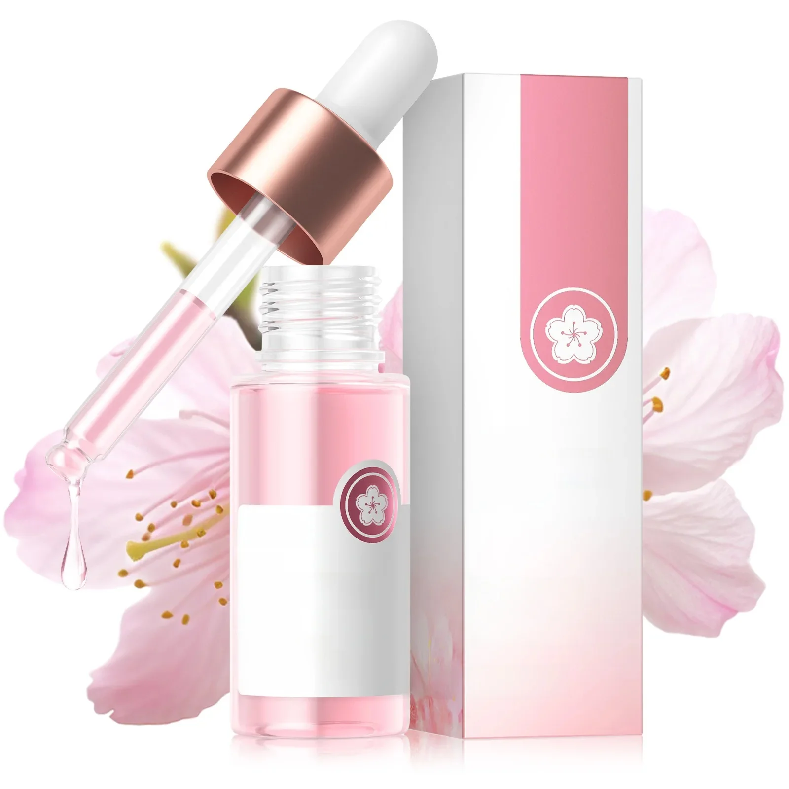 Crème de fleur de cerisier Essence pour le visage avec extrait de fleur de cerisier Essence pour le visage Sakura pour hydratant raffermissant pour le visage hydratant