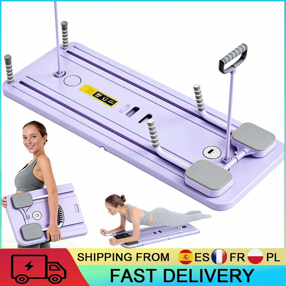Planche de musculation pliable 6 en 1, équipement de fitness multifonctionnel, équipement d'entraînement pour la poitrine, les abdominaux, les bras, le dos, le corps entier