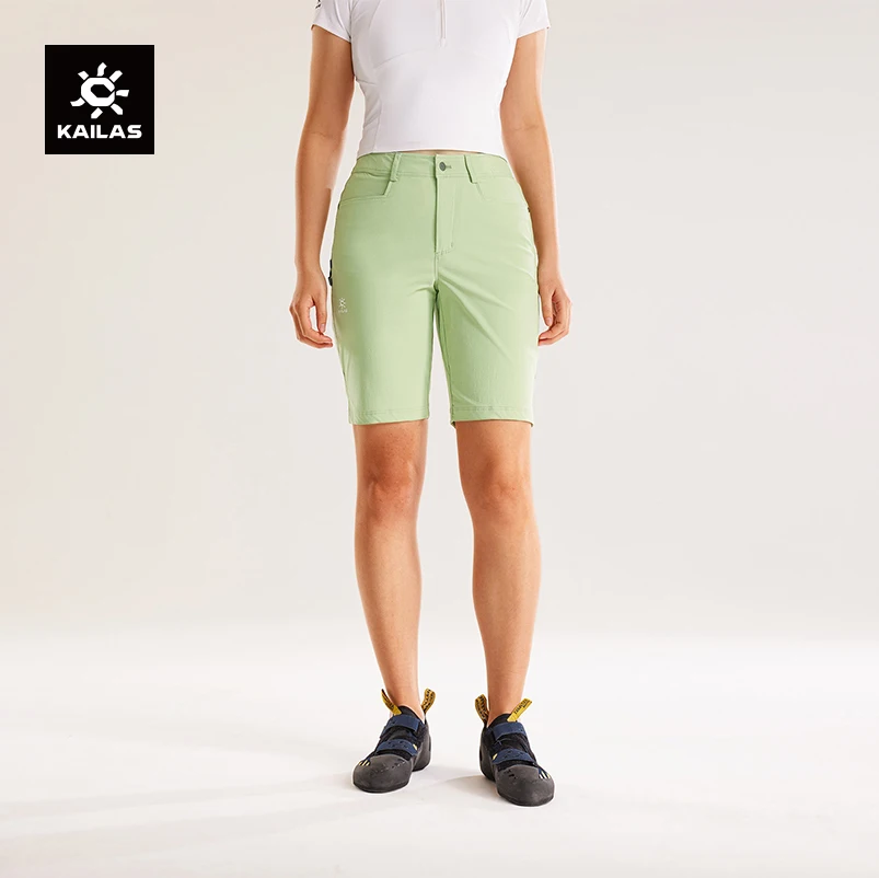

KAILAS 9A Quick Dry Shorts Pants Women's Summer Autumn Elastic Lightweight Breathable Casual Sports Trouser KG2515409