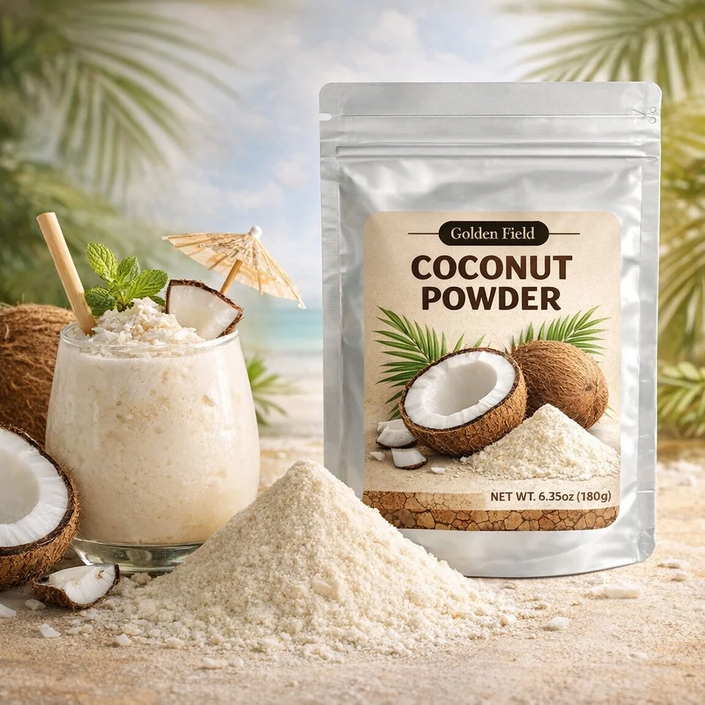 Freeze Dried Coconut Powder, Pure Fruit Powder, Fine Texture, Additive-Free, From Coconuts, 6.35oz