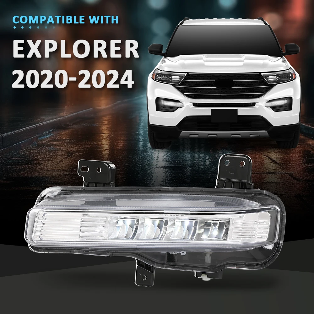 

12V Led Fog Light Fit for 2020-2024 Ford Explorer Driver Left Side W/Bulb Lb5Z15201A