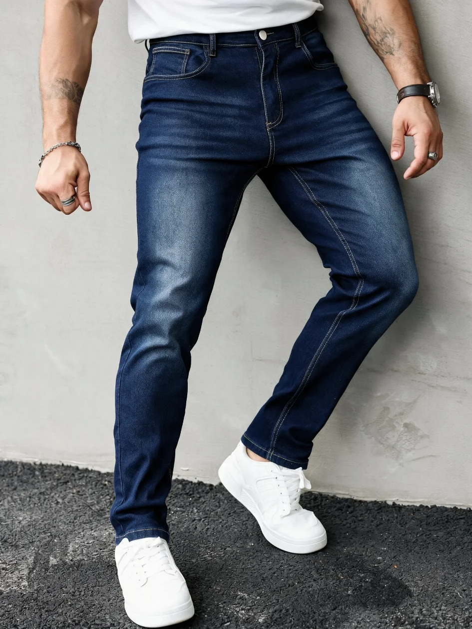 メンズストレッチジーンズ - オールシーズン対応、普段使いか - Men Formal Wear With Jeans のレビューと価格