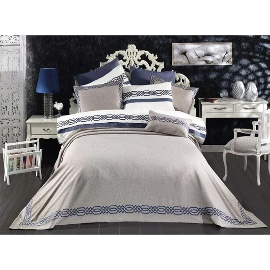 Vinaldi Alaçatı Practical Bedspread Set   Practical Bed Cover 260x270 cm