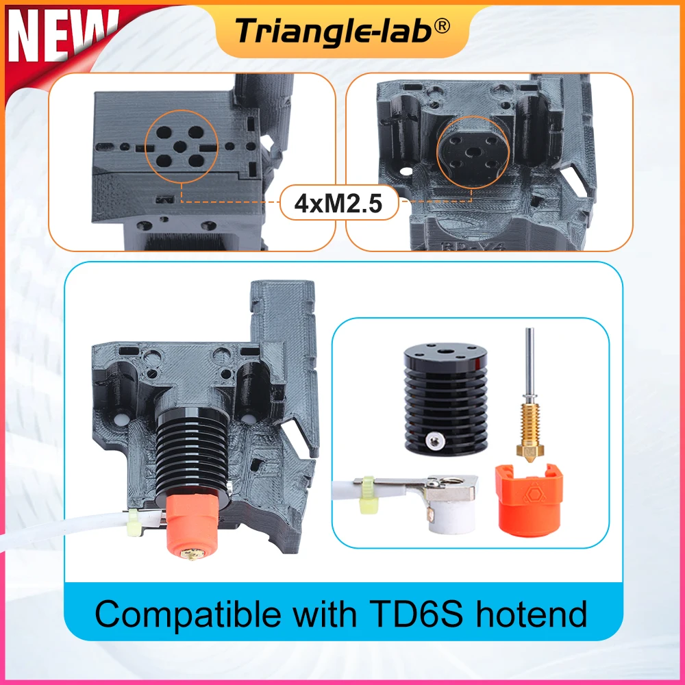 Imagem -05 - Trianglelab Dde-r Ddb Extrusora de Acionamento Direto para Impressora 3d Creality Ender3 Cr10 Compatível com Dragon Rapido Td6s V6dm Hotend c