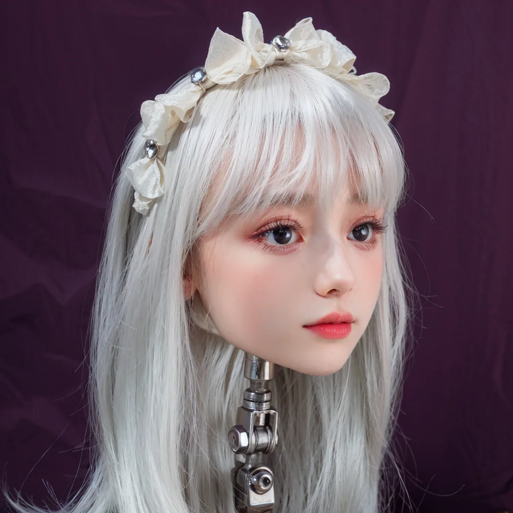 Realistic Makeup Mannequin Head M16 Stand - Only Head + Wig