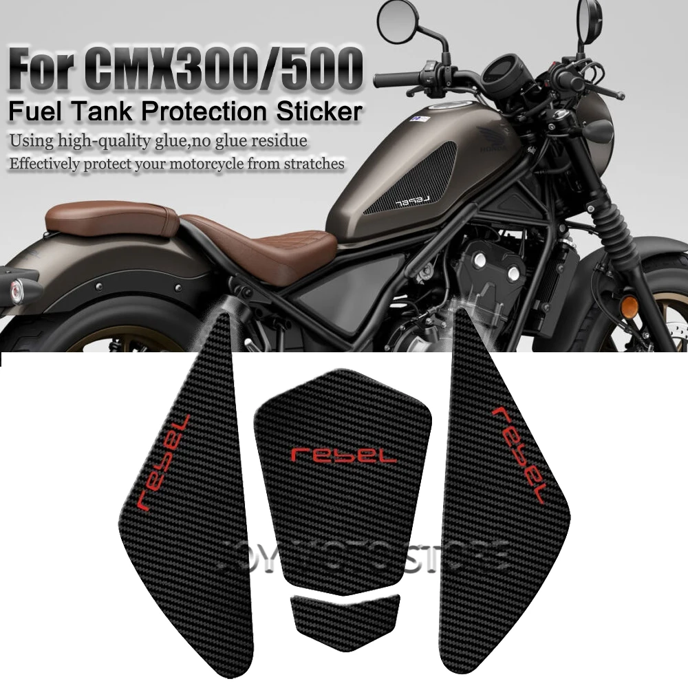 

For Honda cmx300 cmx500 Motorcycle Accessories Sticker 3D Tank pad Fuel Protector Cover