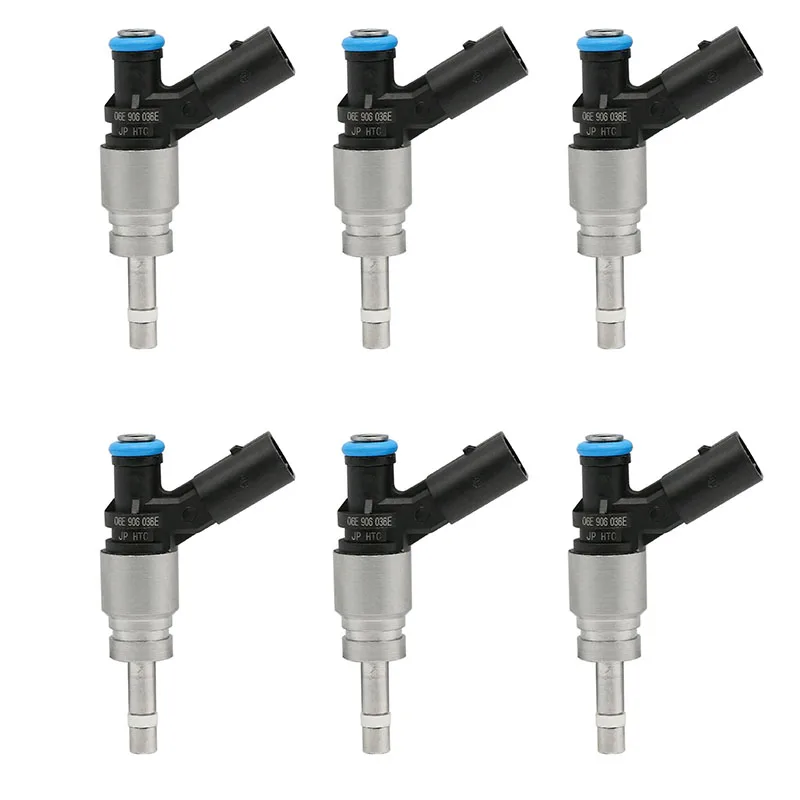 

6Pcs Fuel Injector Injection for Audi A4 8K2 8K5 A5 8F7 8TA A6 8F2 Q5 4-Doors 3.2 3.2L 06E906036F