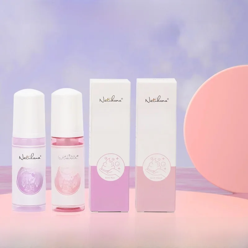 Natuhana 60ml Extension de cils shampooing Mousse faux cils colle accessoires mousse de nettoyage des cils sans Stimulation outils de maquillage