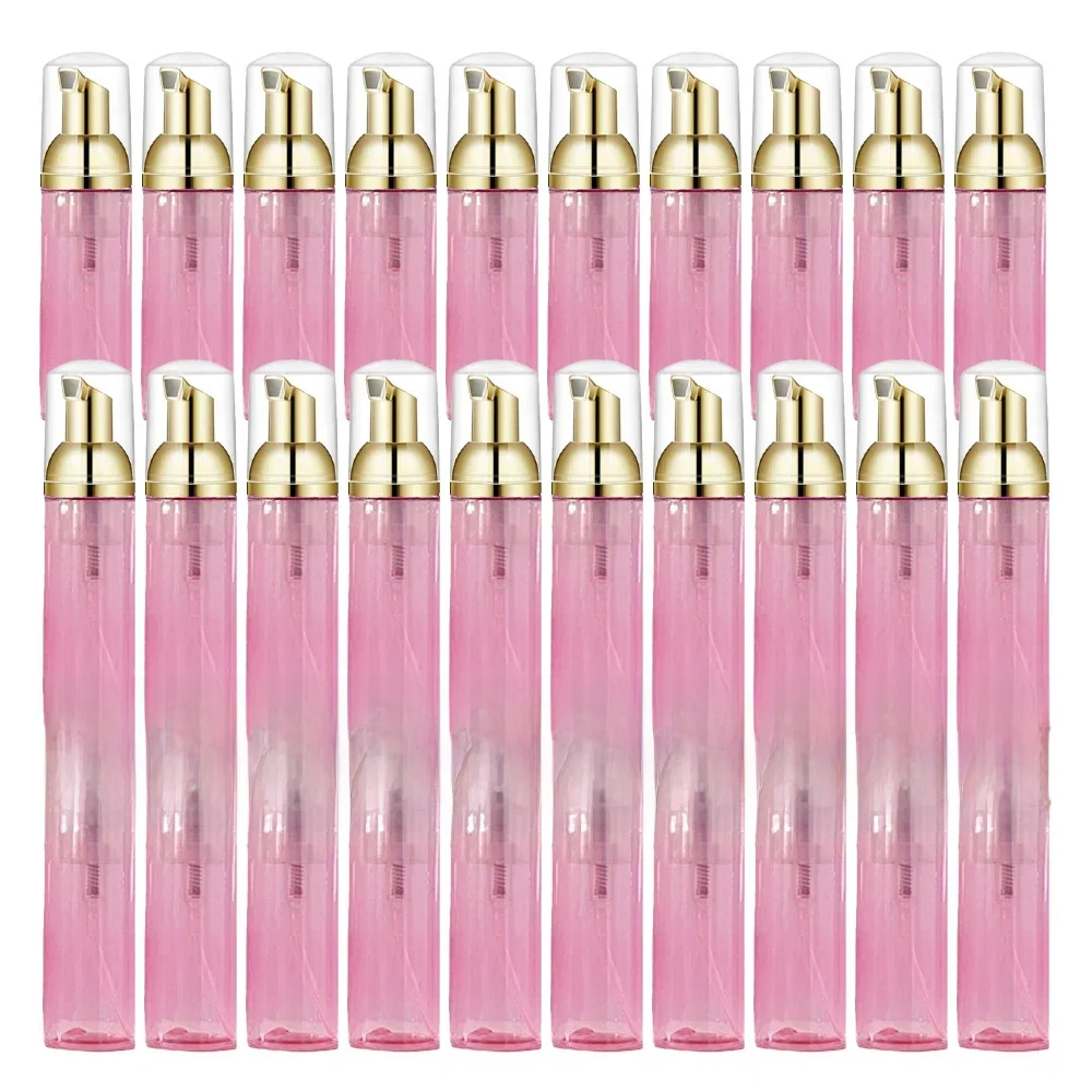 30Pcs 60ml Plastikowa pusta butelka z pompką do pianki Kosmetyczna butelka z pompką do rzęs Szczotka do czyszczenia Zestaw szczotek do czesania rzęs Narzędzia do pielęgnacji skóry — zdjęcie 2